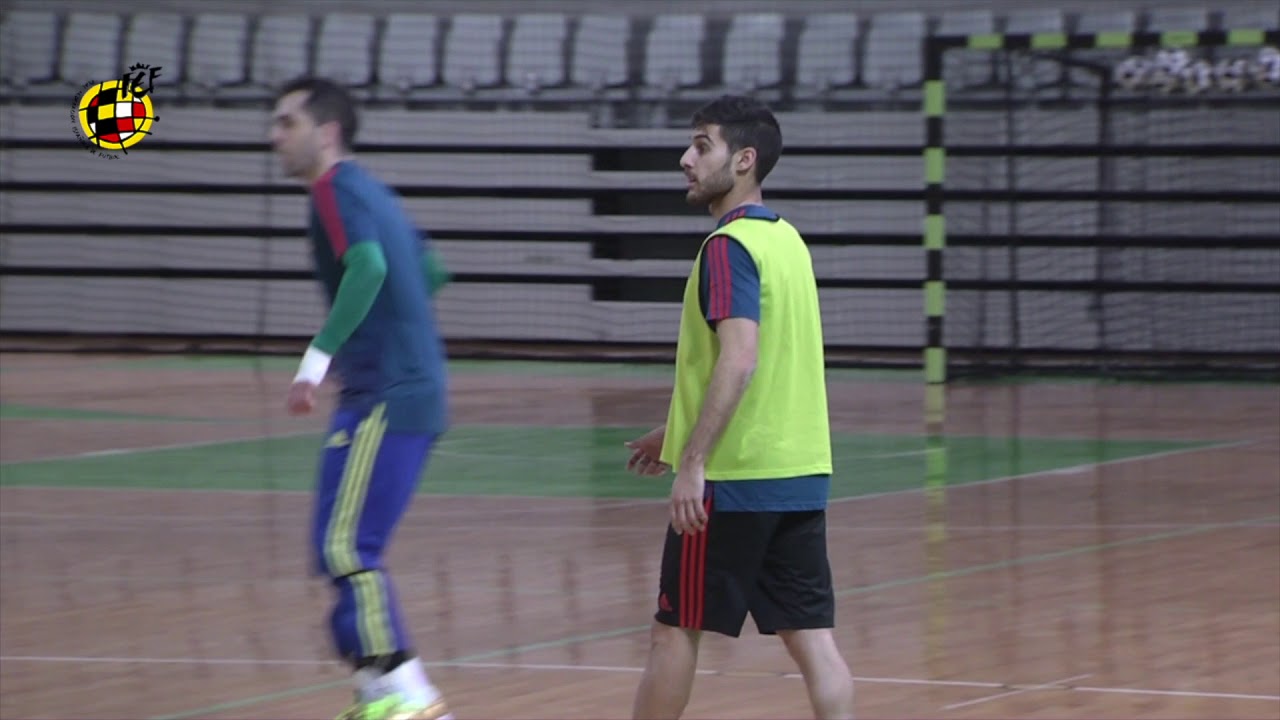 Europeo de Fútbol Sala: Entrenamiento de los Porteros de la Selección Española