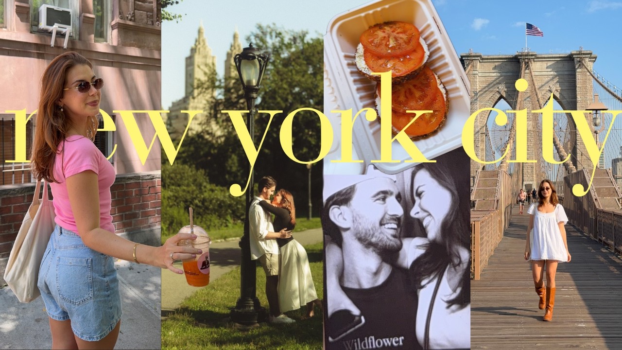 a week in NYC ⭐️ what we ate, central park, photo booths, broadway, shopping!
