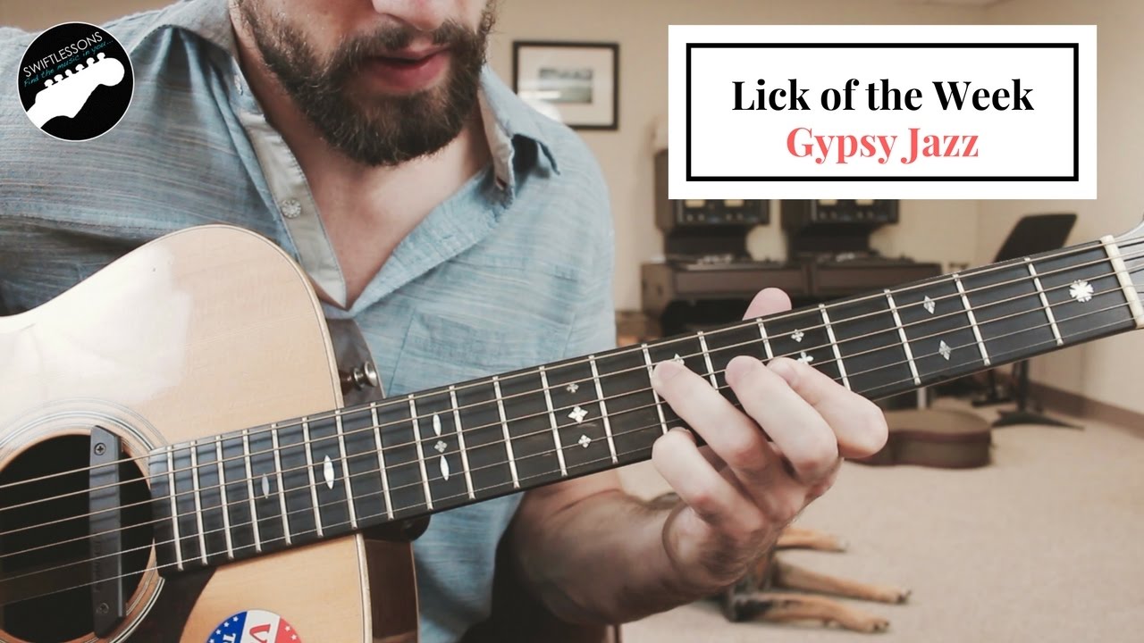 Gypsy Jazz Guitar Lesson - Django Reinhardt Style Lick in Am