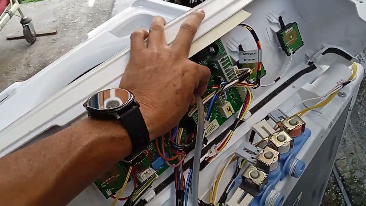 LAVADORA MABE KRAKEN NO LAVA NI EXPRIME... COMO REEMPLAZAR  TARJETA LAVADORA MABE AQUA SAVER GREEN.