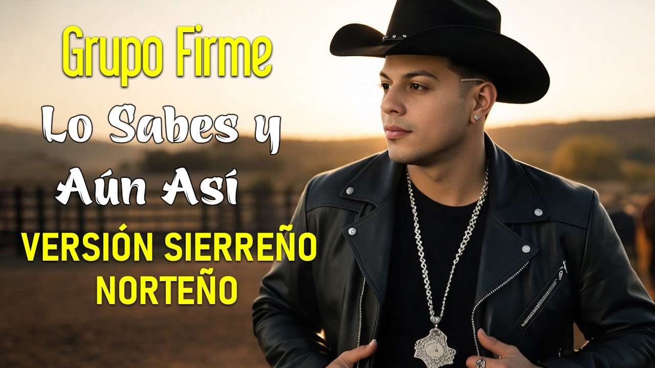 Grupo Firme - Lo Sabes y Aún Así, Te Quiero Aunque Lo Sepas (Versión Sierreño Norteño en vivo)IA