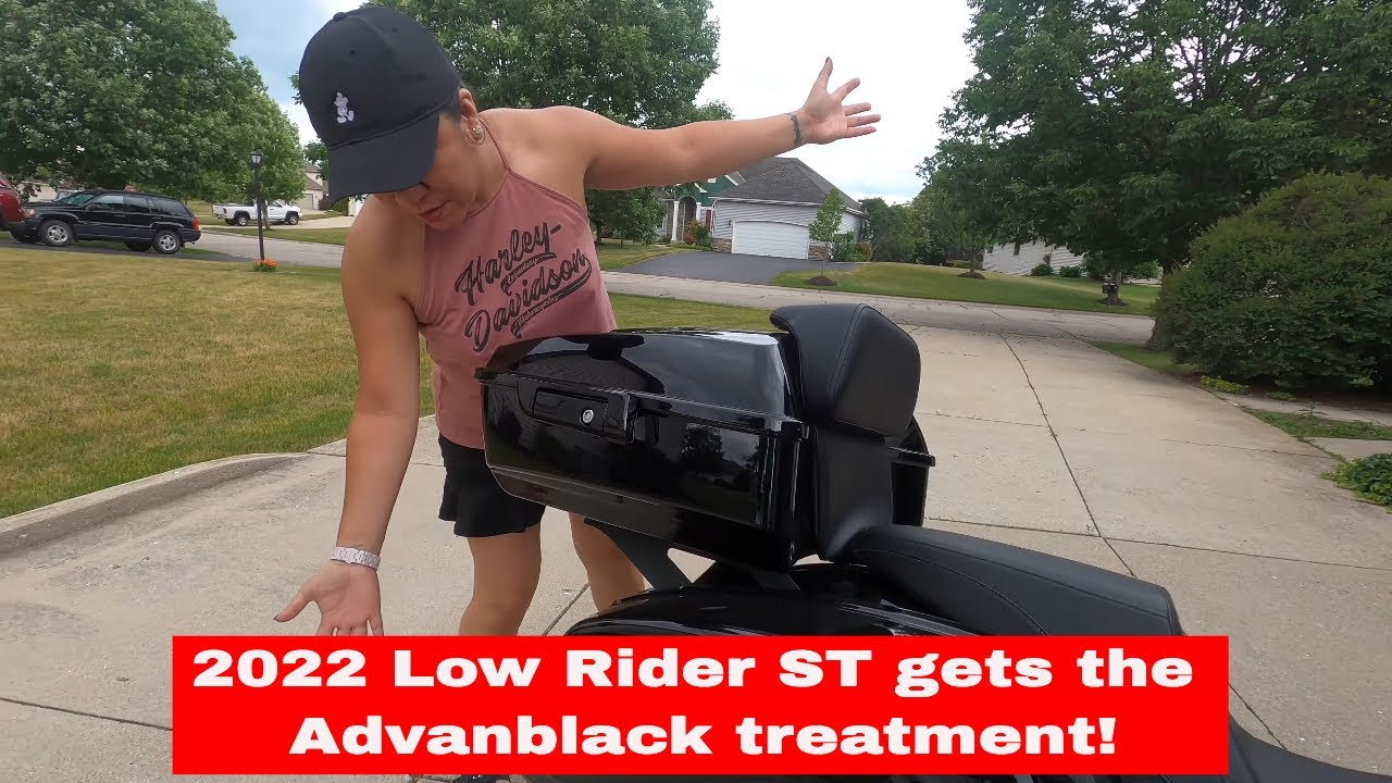 I'm Installing the Advanblack tour pack on my Harley Low Rider ST
