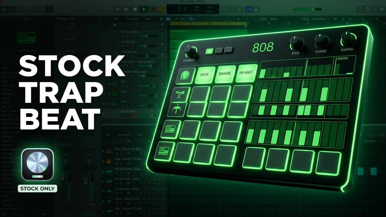 How To Make A Trap Beat With Stock Plugins In Logic Pro X