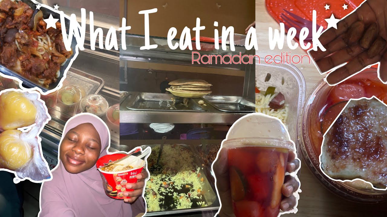 Ramadan Vlog: What I eat in a week as a private uni student in Nigeria//ABUAD