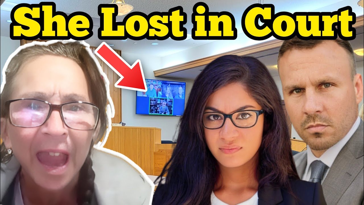 SHE LOST IN COURT TODAY 