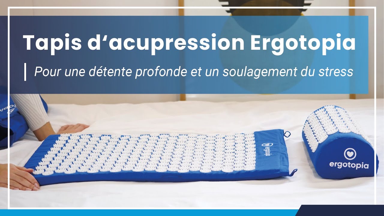 Ergotopia® Tapis d'acupression - Votre masseur personnel incluant un coussin cervical