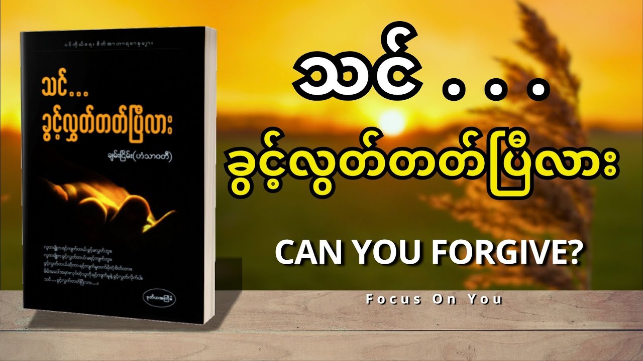 သင်ခွင့်လွတ်တတ်ပြီလား (CAN YOU FORGIVE?) - ချမ်းငြိမ်း (ဟံသာဝတီ) (စ/ဆုံး)