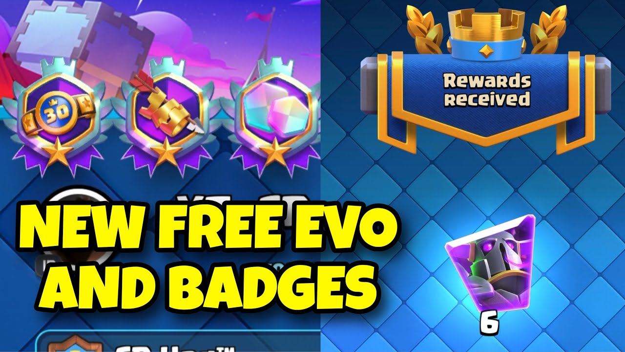 How to claim Free Pekka Evo and New Legendary Badges in Clash Royale😱