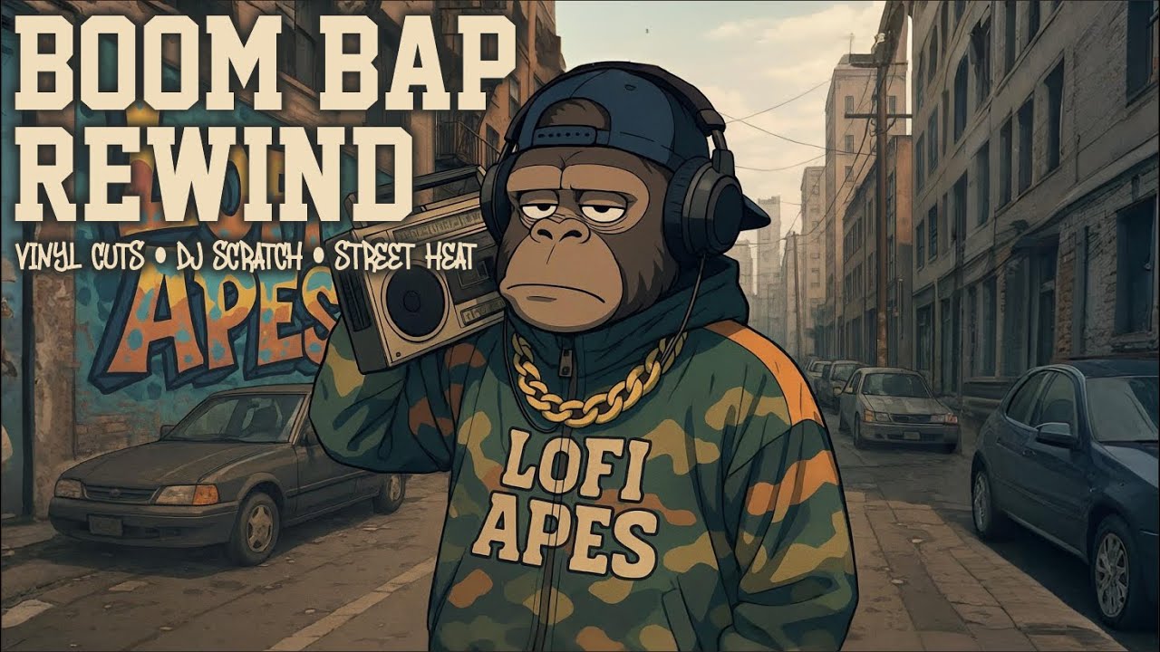 🎛 Boom Bap Rewind  90s DJ Scratch, Vinyl Cuts & Street-Level Vibes 🐒
