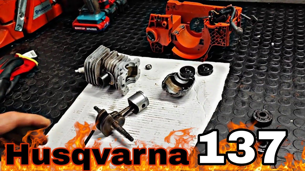 Paso por algún taller y acabó en RetroMotor.Motosierra HUSQVARNA 137 se AHOGA/NO ARRANCA 🤦