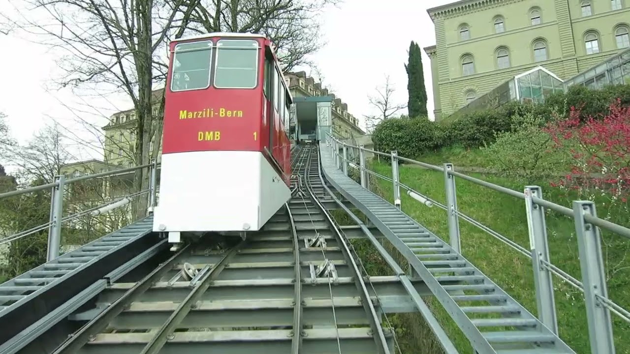 Standseilbahn 3000.01 Bern Marzilibahn 2022 Bergfahrt - funiculaire funicular