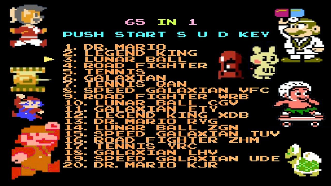 NES 65-in-1 Retro Gameplay : Non-Stop Classic Action