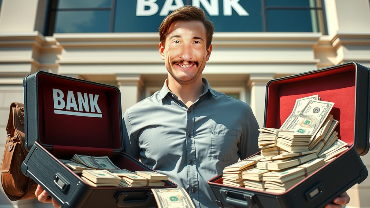 OTWORZYŁEM WŁASNY BANK! | BANK SIMULATOR #1