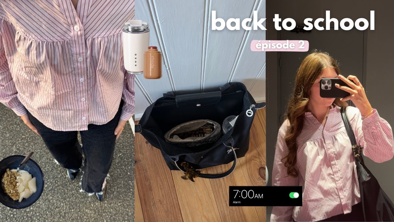 VEILLE + JOUR DE LA RENTRÉE : back to school