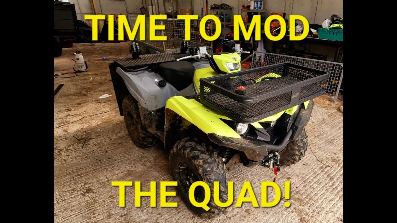 NEW MODIFICATIONS FOR THE FARM QUAD ATV! YAMAHA GRIZZLY 700