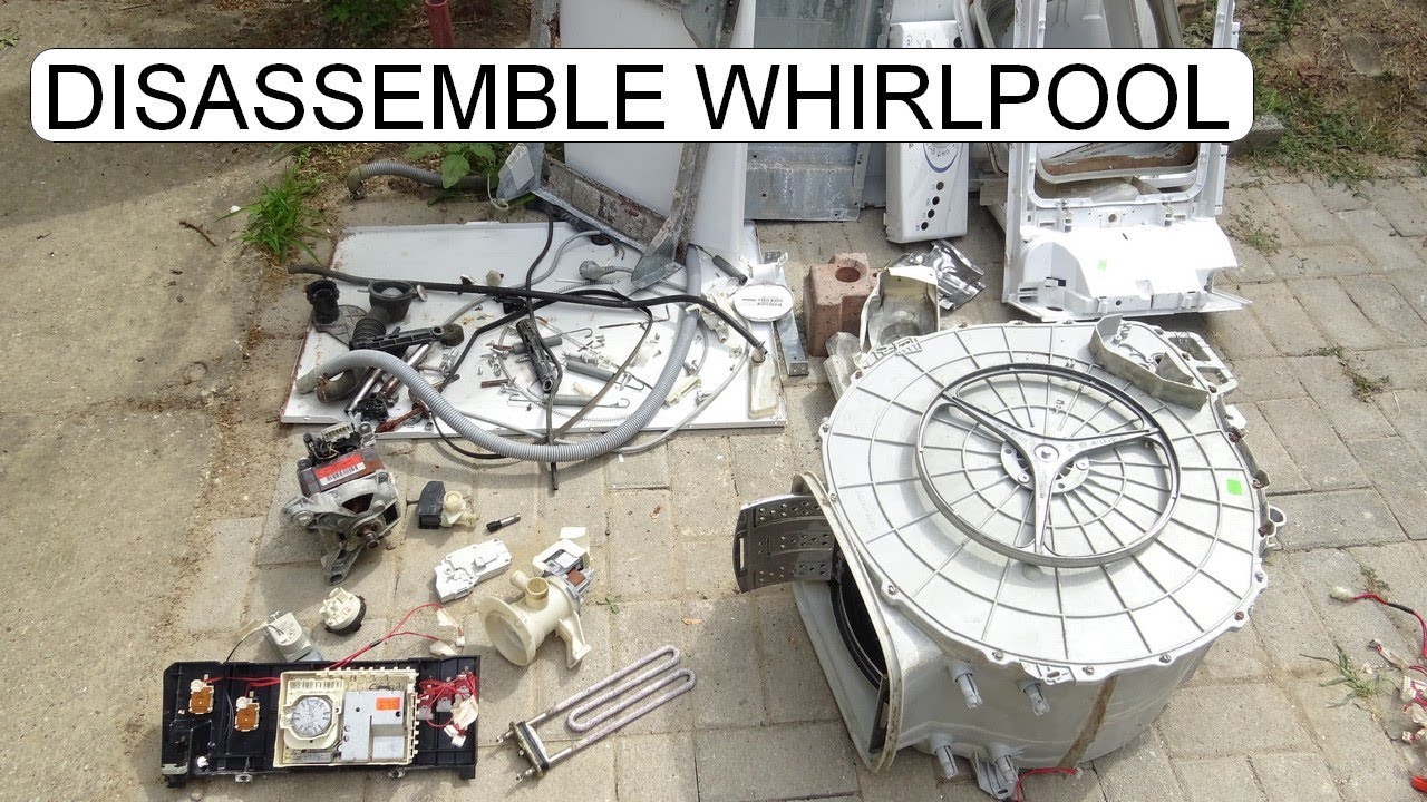 DISASSEMBLE WHIRPOOL AWT 5109 WASHING MACHINE TOPLOADER