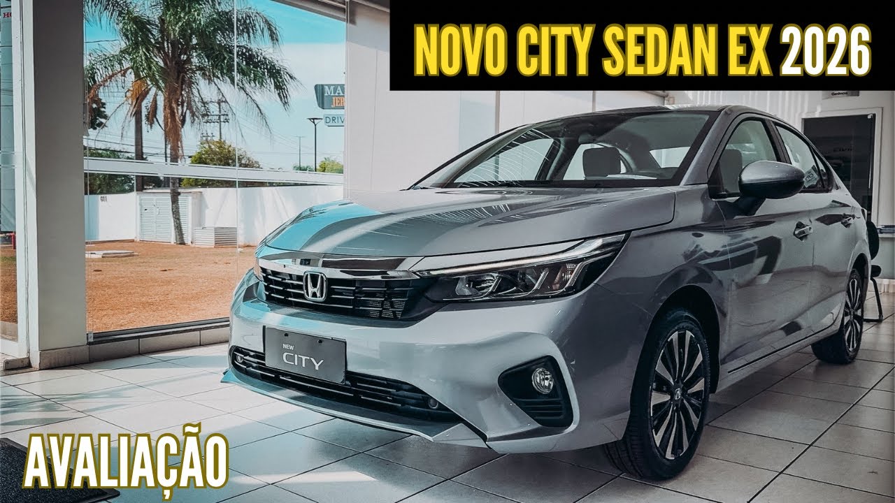 AVALIAÇÃO NOVO HONDA CITY SEDAN EX 2026 EM DETALHES
