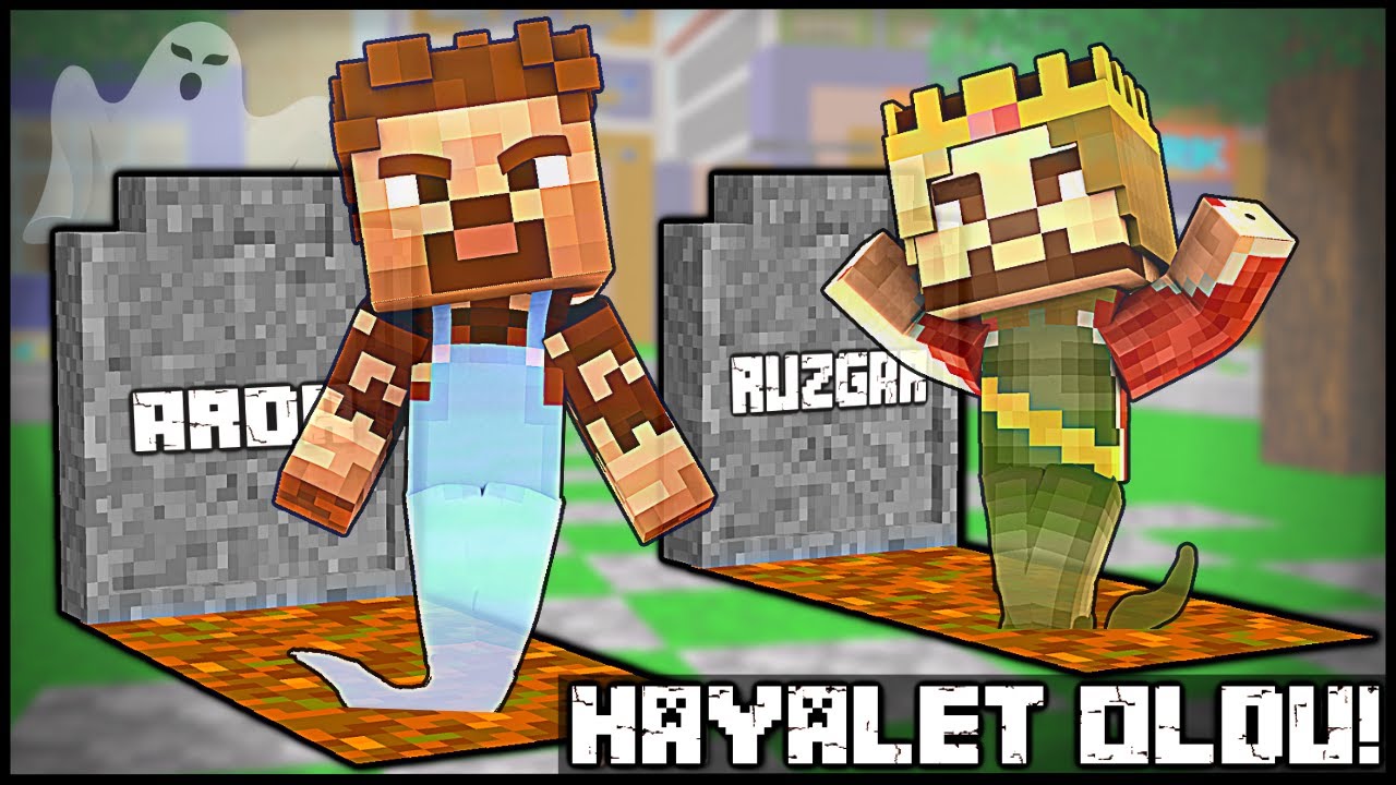 ARDA VE RÜZGAR ÖLDÜ, HAYALET OLDU! 😱 -Minecraft