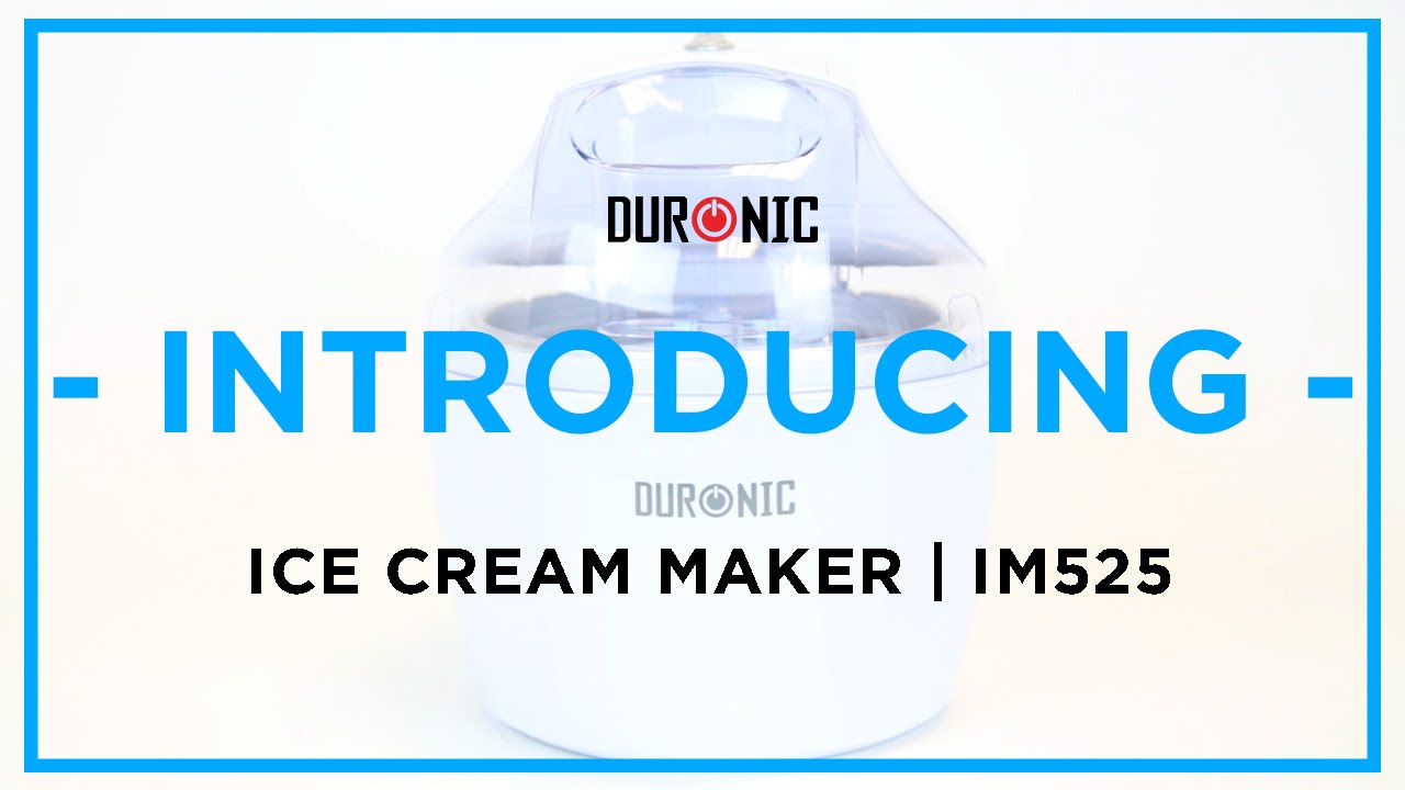 Duronic IM525 Ice Cream Maker | Sorbet | Frozen Yoghurt | 1.2 Litres | Rich Raspberry Frozen Yoghurt