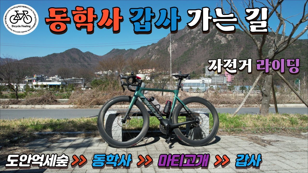 [4K] 동학사 갑사 자전거 라이딩 | 업힐 훈련 코스 | BicycleHealing Vlog.41