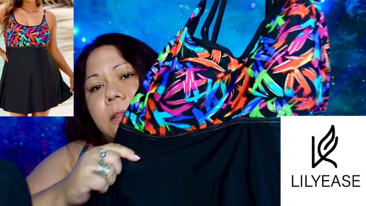 ASMR LILYEASE BATHING SUIT 🩱 REVIEW AND TRY ON @lilyease_official #lilyease#asmr#bathingsuittryon