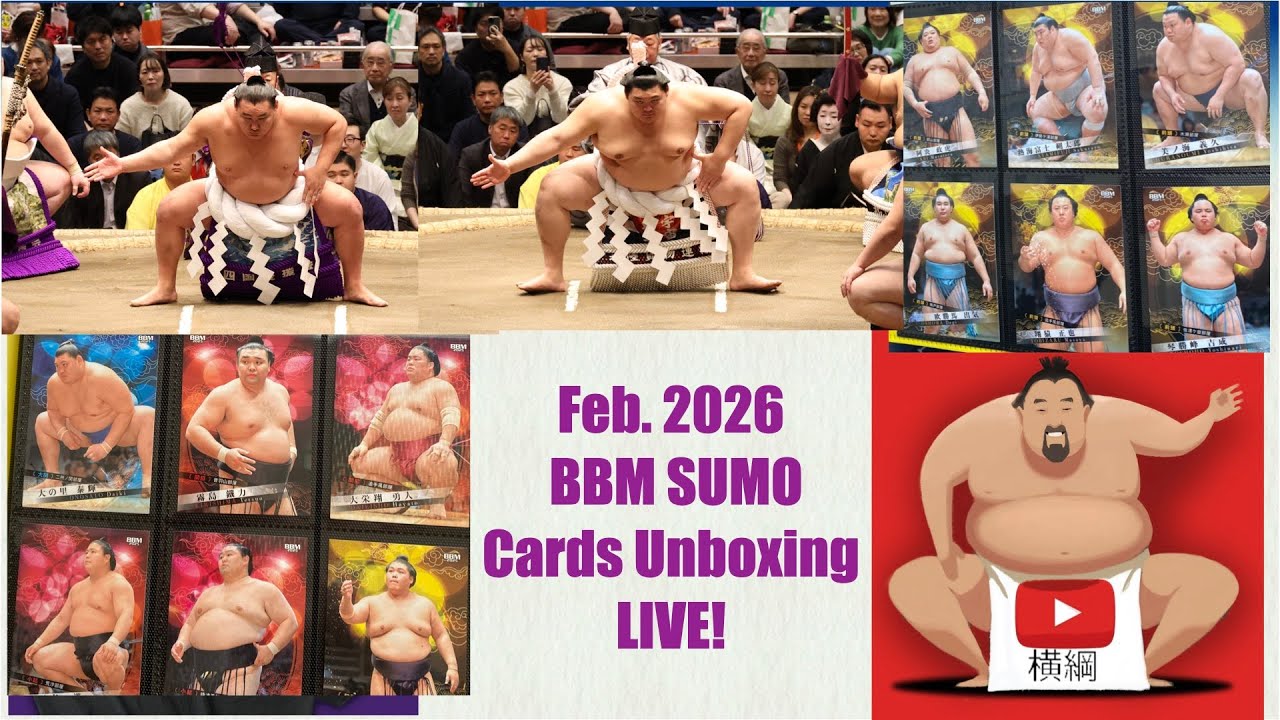 LIVE SUMO 2026 BBM Cards UNBOXING