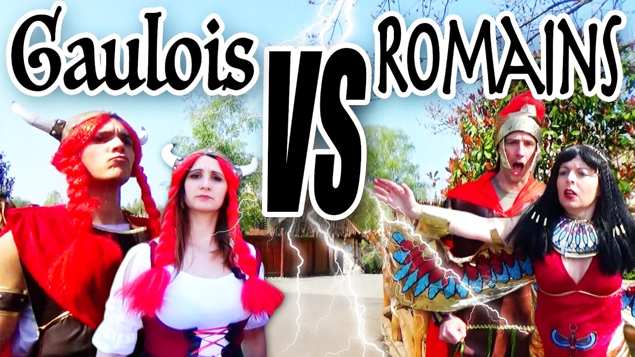 GAULOIS vs ROMAINS : le combat d'ANGIE MAMAN 2.0 contre DÉMO JOUETS au PARC ASTÉRIX!