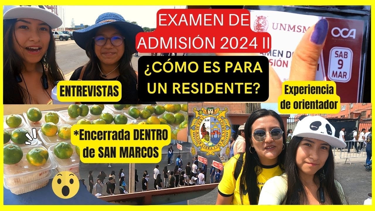 ✅Examen de Admisión San Marcos desde RESIDENCIA Universitaria😨 SALIDA POSTULANTES #unmsm 2024-II 🔥