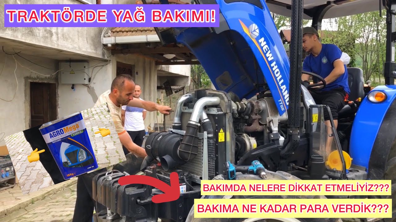 TRAKTÖRDE YAĞ BAKIMI NASIL YAPILIR??? BİZE MALİYETİ NE OLDU???
