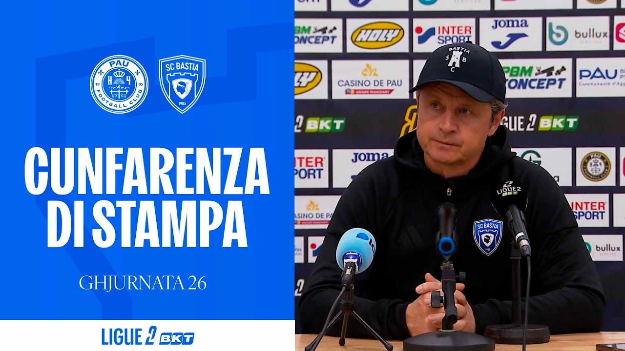 Pau FC 2-2 SC Bastia : Cunfarenza di stampa di dopu scontru di Réginald Ray
