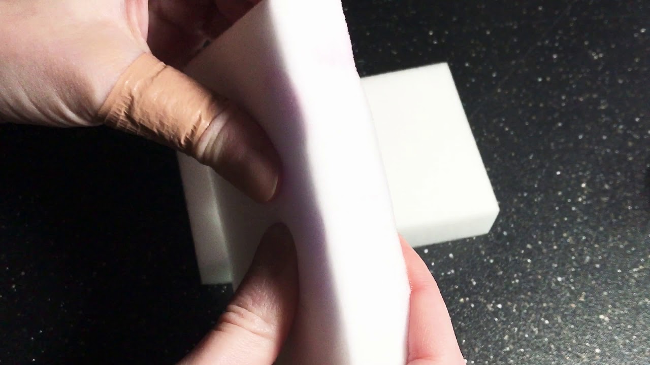 ASMR Frozen Magic Eraser Ripping & Crunching