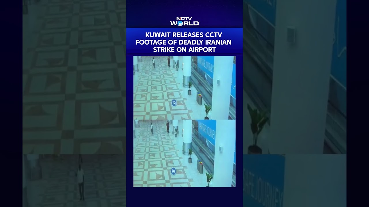 Kuwait Releases Video Of Iranian Drone Strike On International Airport