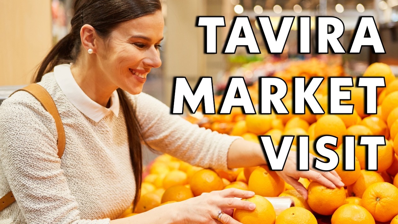 Tavira Market Tour in 4K | Algarve, Portugal #tavira #travel #vacation