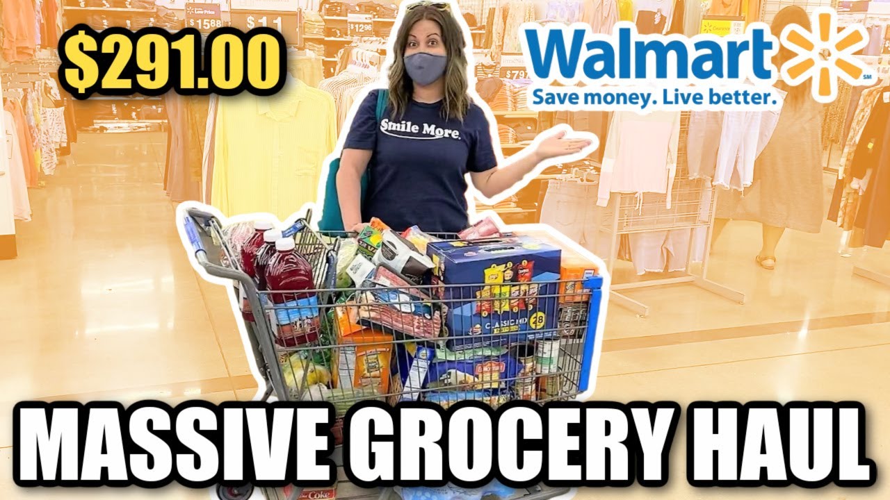 БОЛЬШОЙ ЗАБОР ПРОДУКТОВ ИЗ WALMART | Мы потратили 291 доллар на наш БОЛЬШОЙ СЕМЕЙНЫЙ ЗАБОР ПРОДУК...