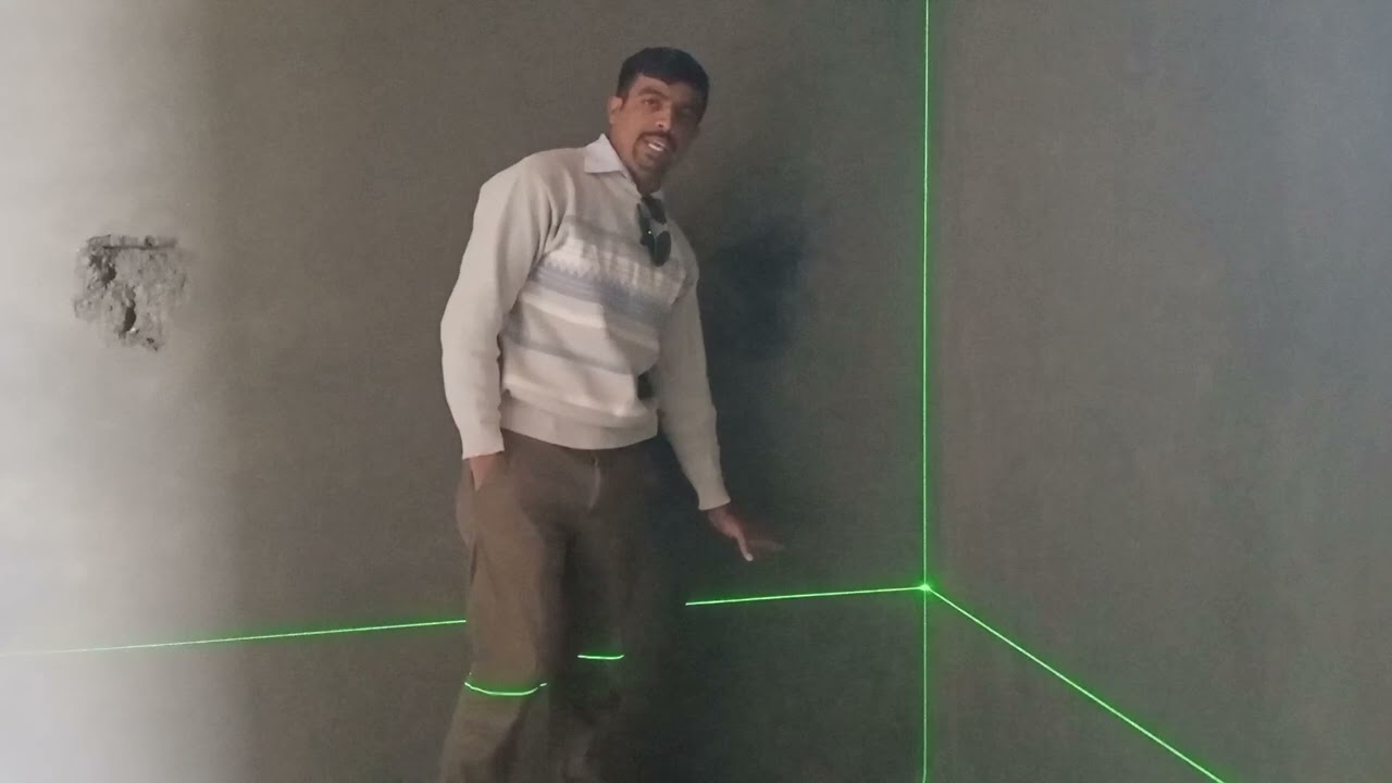 NIAS || laser level | Plaster check with Laser Level | typical check of Plaster