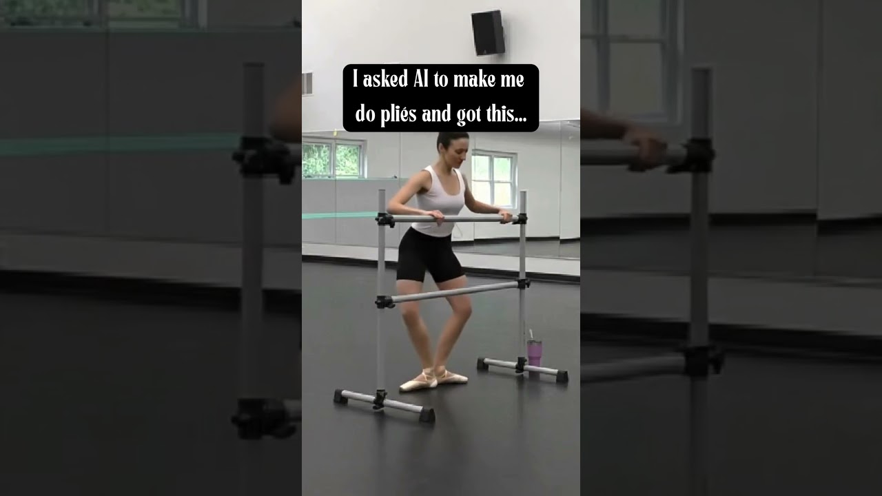 Horrible AI ballerina autogenerated from my picture