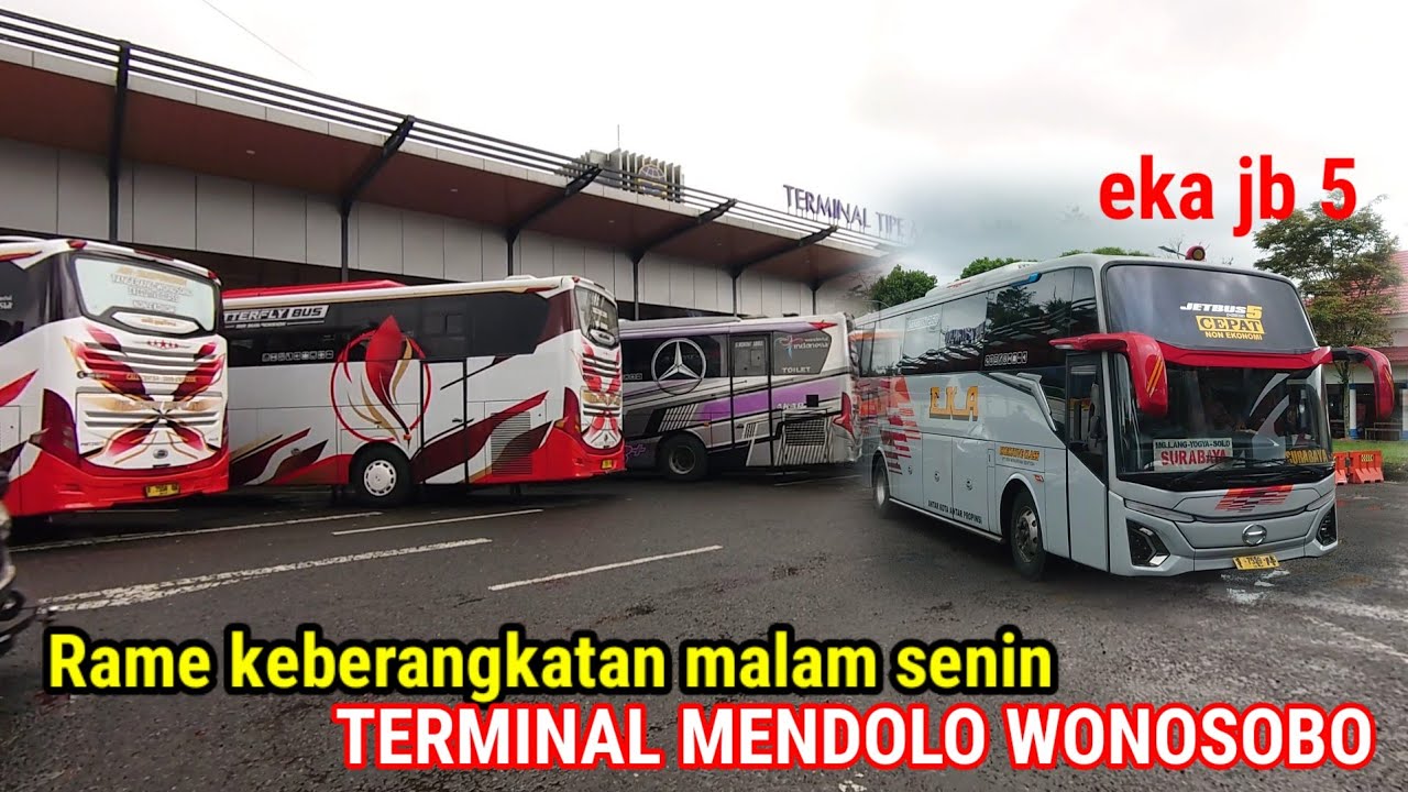 Tumben Eka pake JB 5‼️ramenya TERMINAL MENDOLO keberangkatan MLM Senin