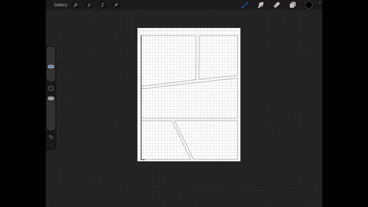 How to create comic panels in procreate