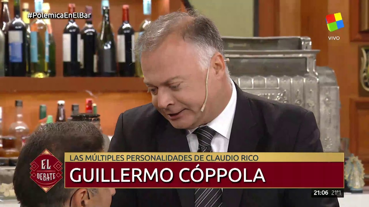 Increíble imitación de Claudio Rico en Polémica en el Bar: Guillermo Coppola