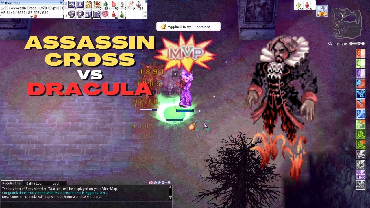 Assassin Cross vs Dracula | Critical Build | Ragnarok Pre-Renewal