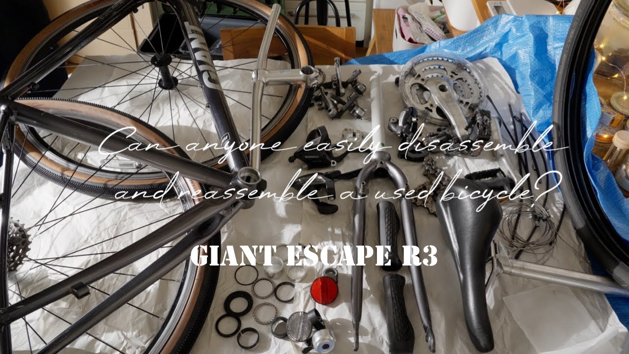 ど素人の自転車 バラシ 組み立て 動かないGiant Escape R3が乗れるようになる迄