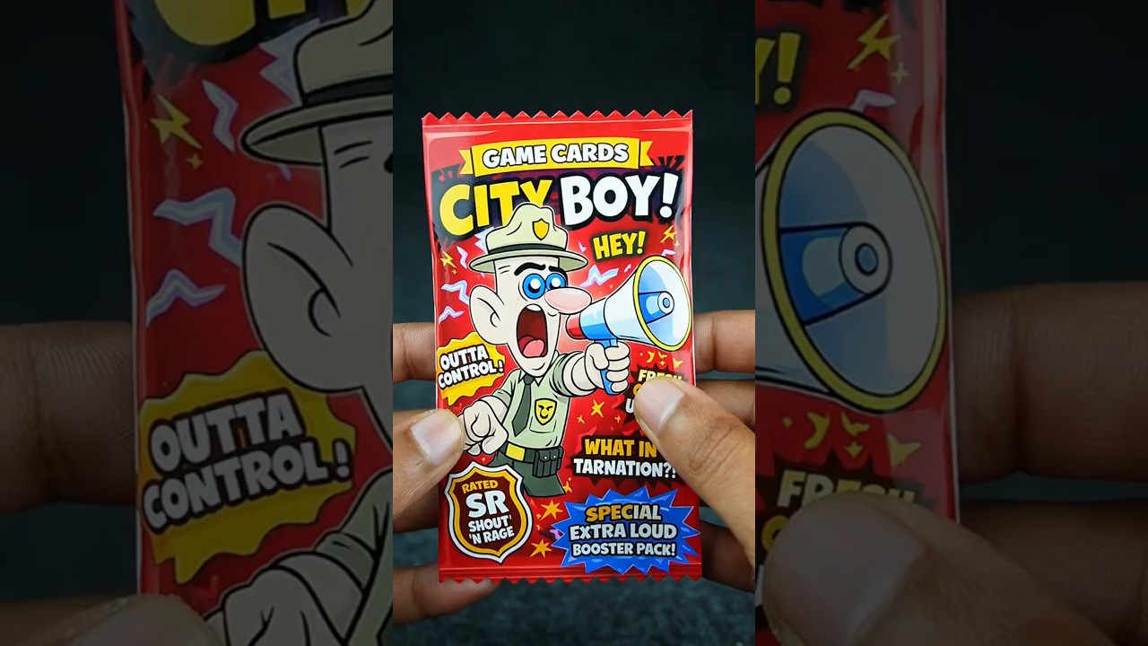 City Boy My Sprunki OC DIY Game Card Unboxing #papercraft #unboxing