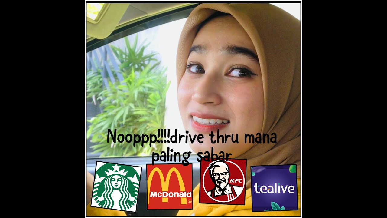 Nooppp!!!!drive thru mana yang paling sabar layan karenah customer