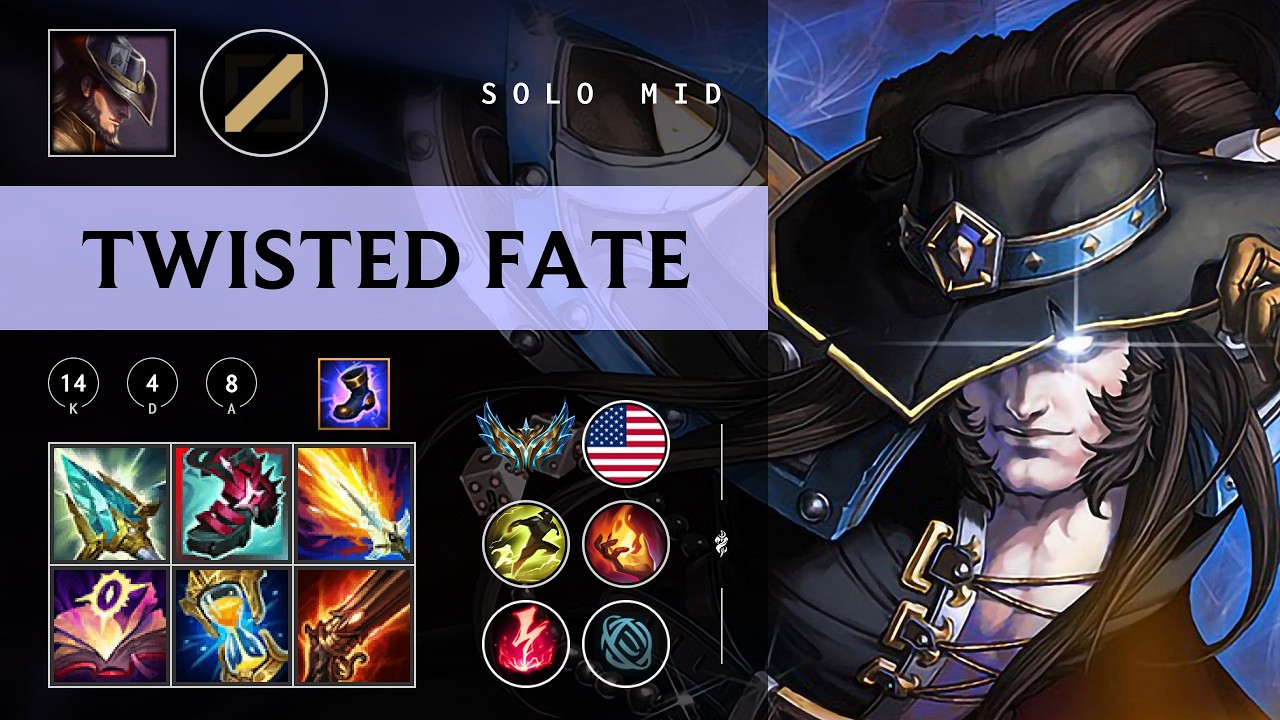 Twisted Fate Mid vs Sion - NA Challenger Patch 26.03
