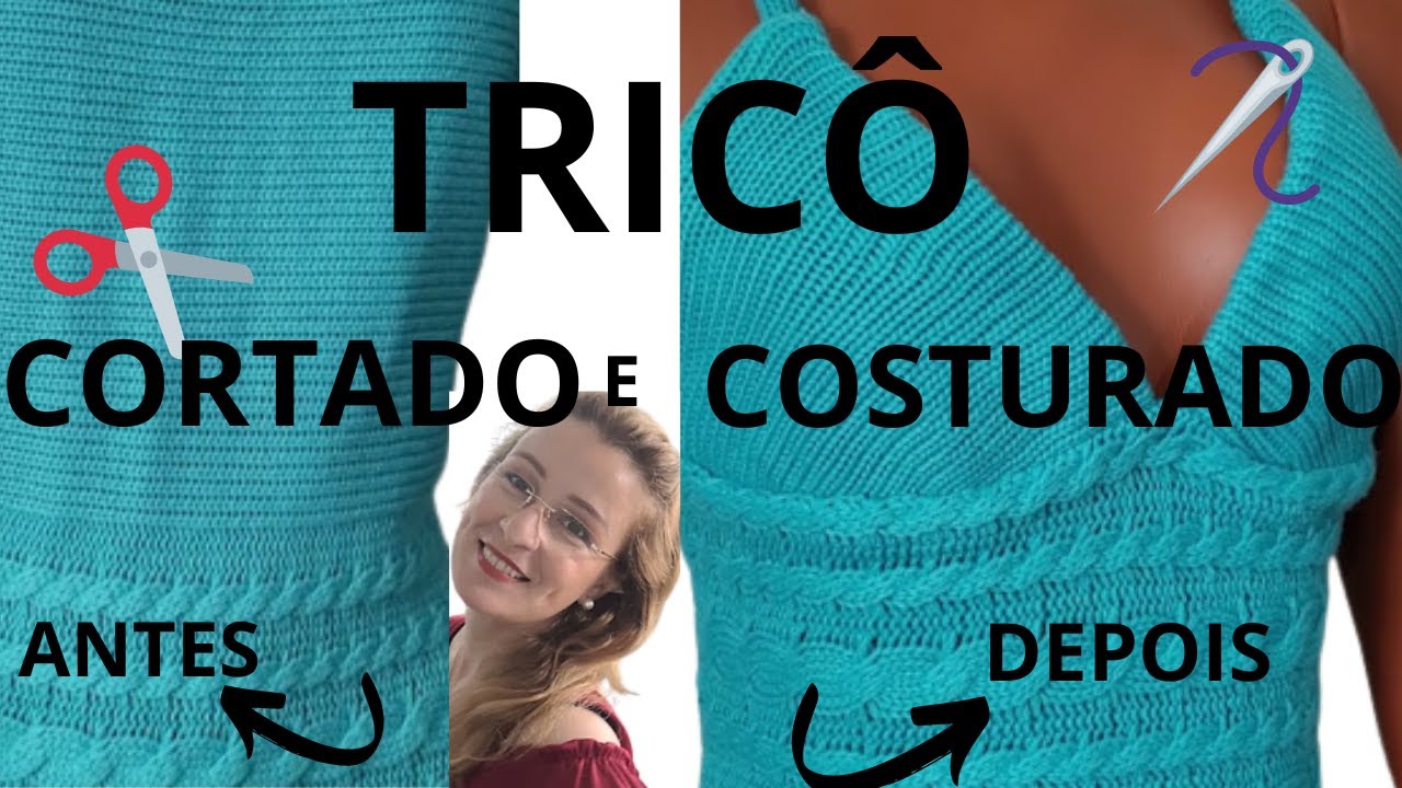 COMO CORTAR ROUPA DE TRICÔ TRANSFORMAR EM TOP CROPPED BLUSA SAIA EM OUTRA PEÇA(DIY).