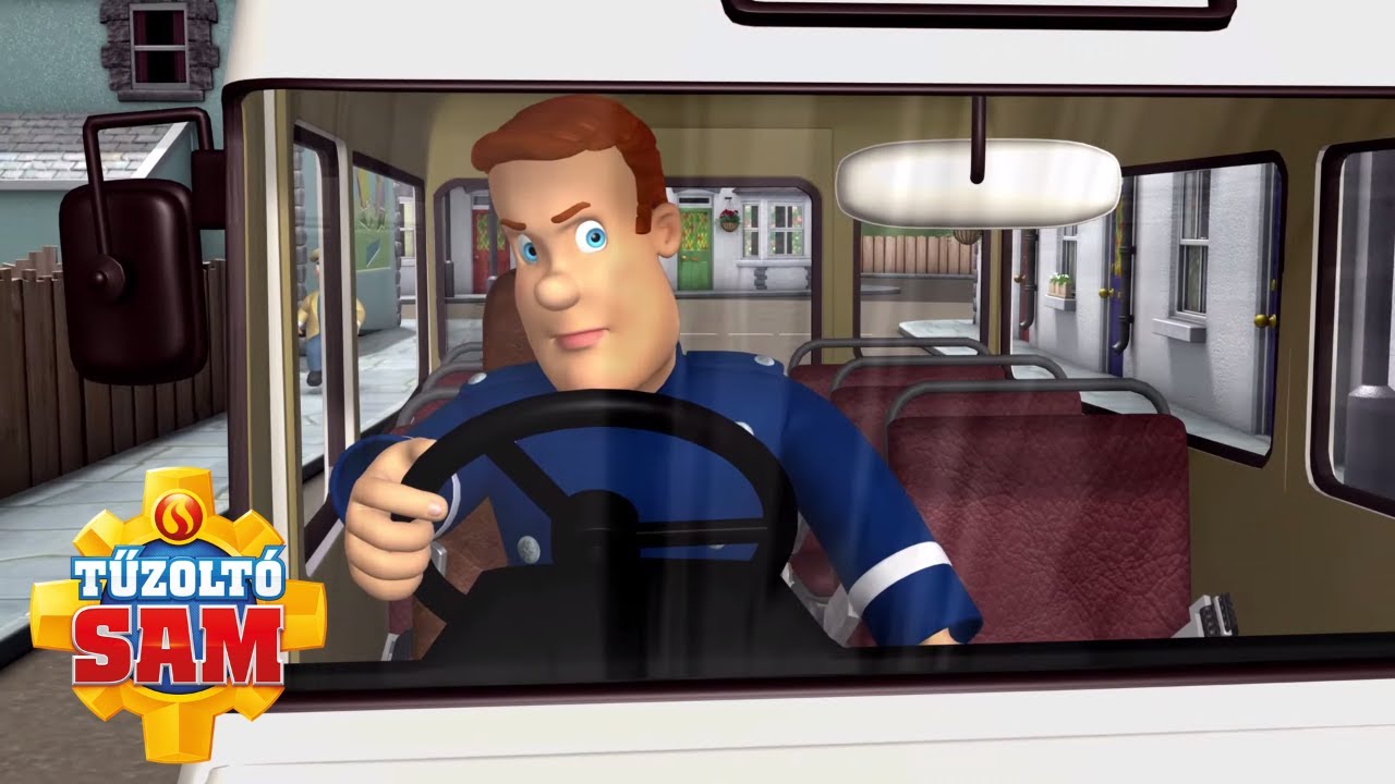 Tűzoltó Sam megállítja a buszt | Új epizódok | Tűzoltó Sam | Rajzfilmek gyerekeknek