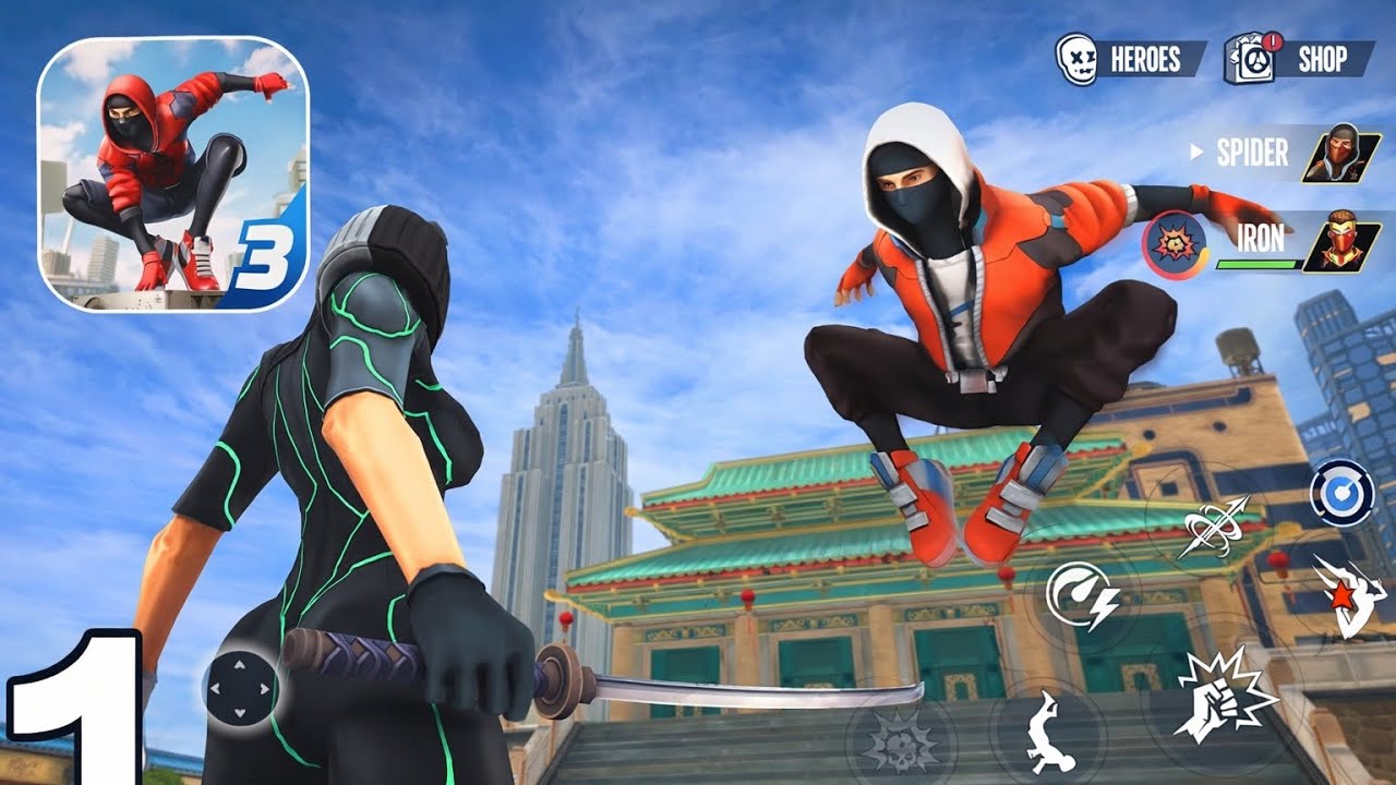 spider fighter 3 game Android 4k gameplay #spiderman#androidgame#spidermanremaster#off #viralvideo