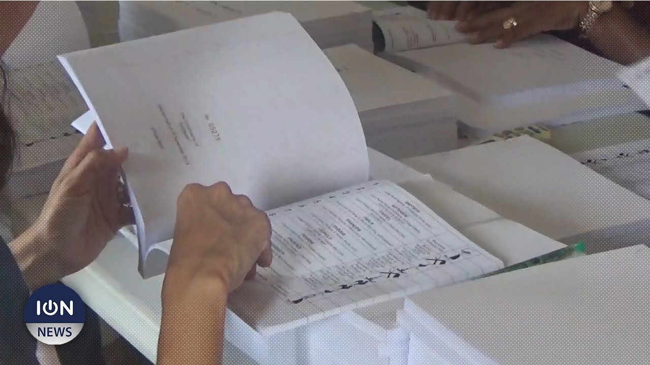 Les bulletins de vote v&eacute;rifi&eacute;s &agrave; l&rsquo;Electoral Supervisory Commission