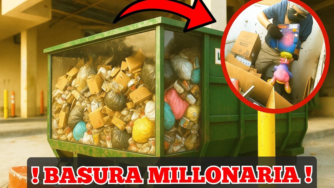 IMAGINATE !  meterte en estos BOTES y ENCONTRARTE con ESTO #dumpsterdiving mpsterdiving #funny #fy