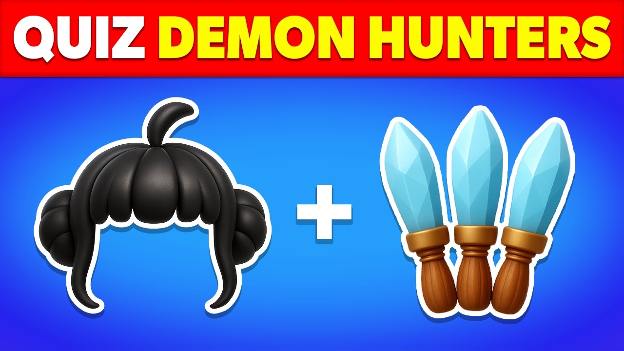 🎶 Devine les KPOP DEMON HUNTERS avec les ÉMOJIS + la CHANSON 😍 | Mystery Saja, Rumi, Huntrix, Jinu